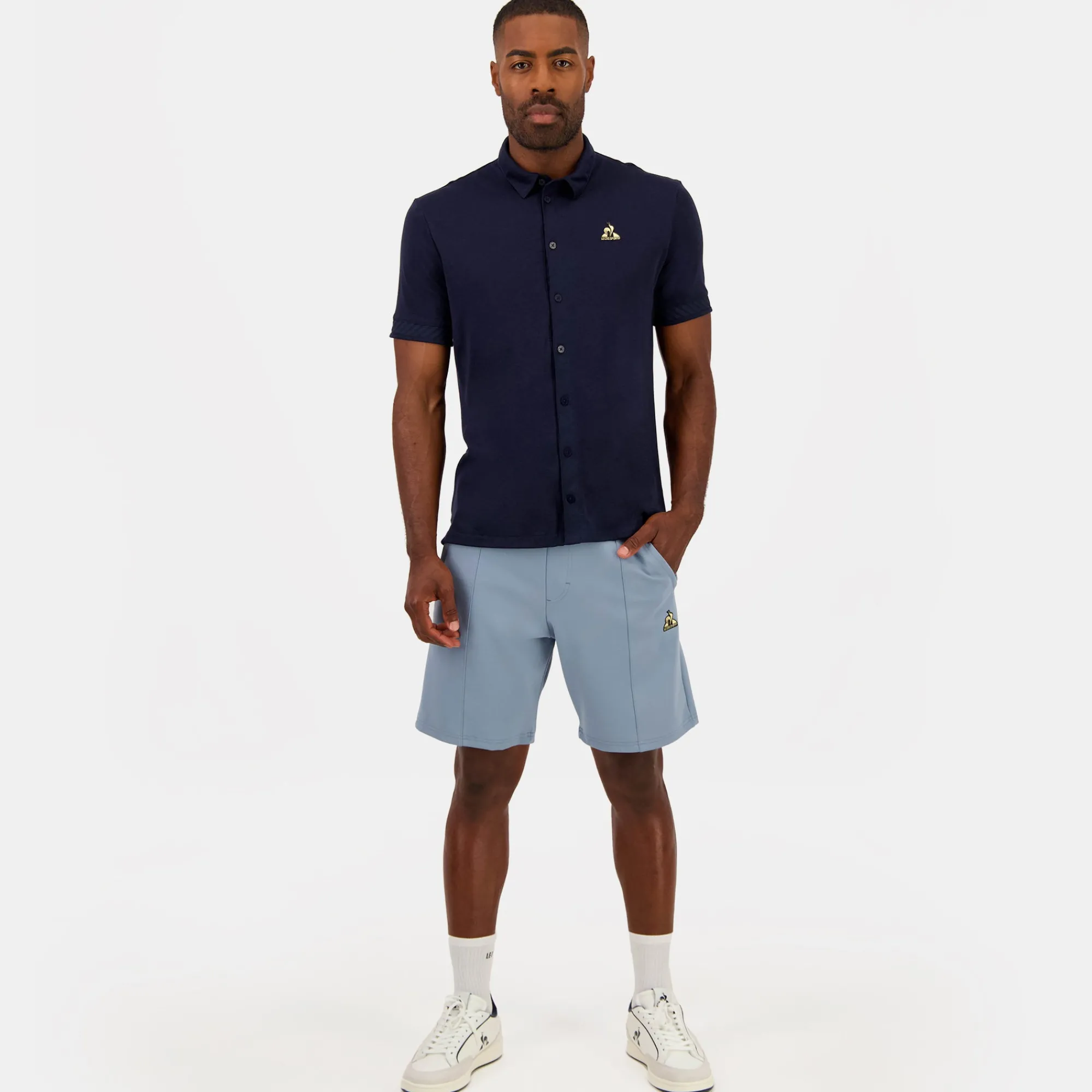 Clearance Coq d'or Hemd manches courtes für Herren Poloshirts