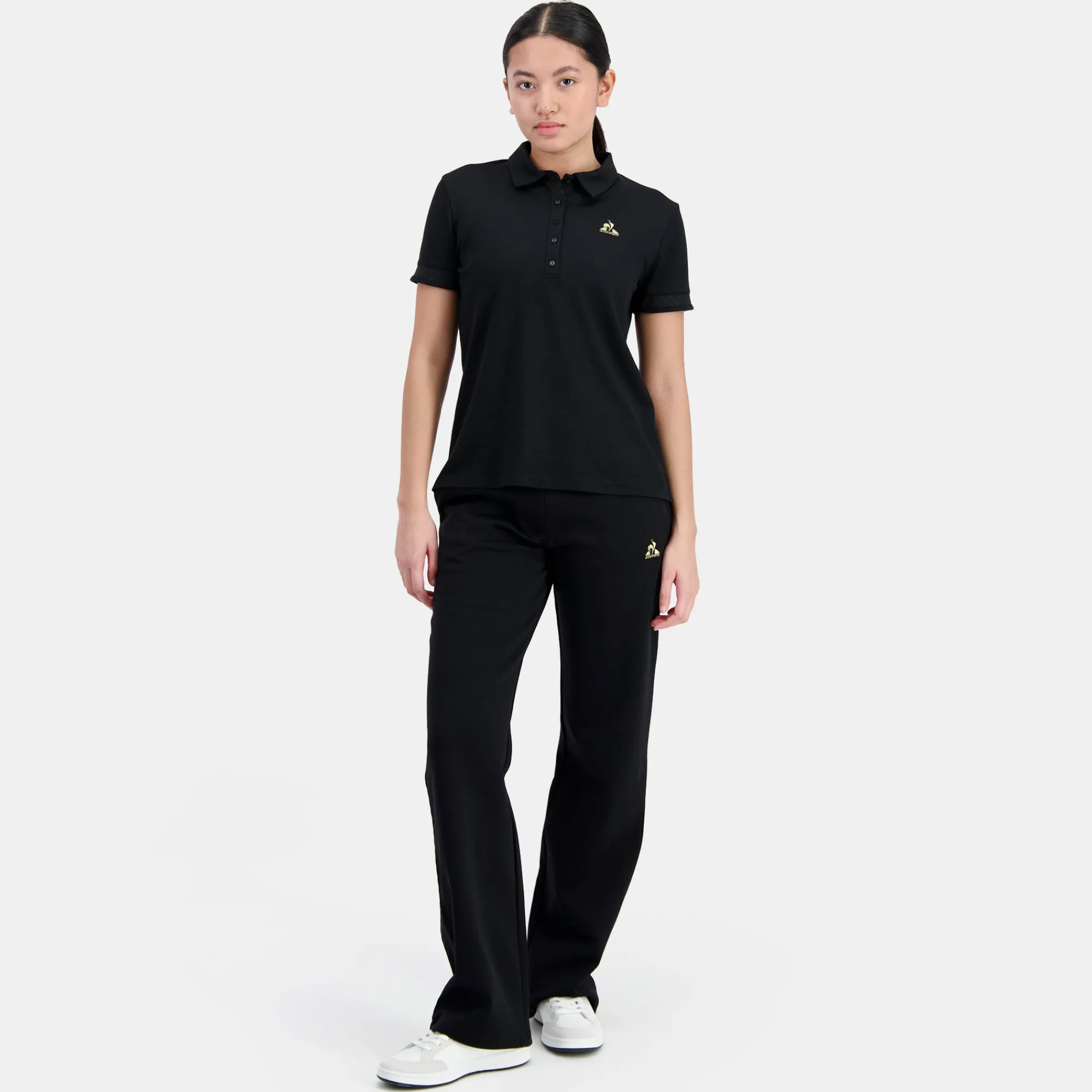 New Coq d'Or Polohemd für Damen - Schwarz T-shirts, Polos Und Tops