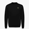 Sale Coq d'or Sweatshirtshirt Mit Rundhalsausschnitt für Herren - Schwarz Sweatshirts