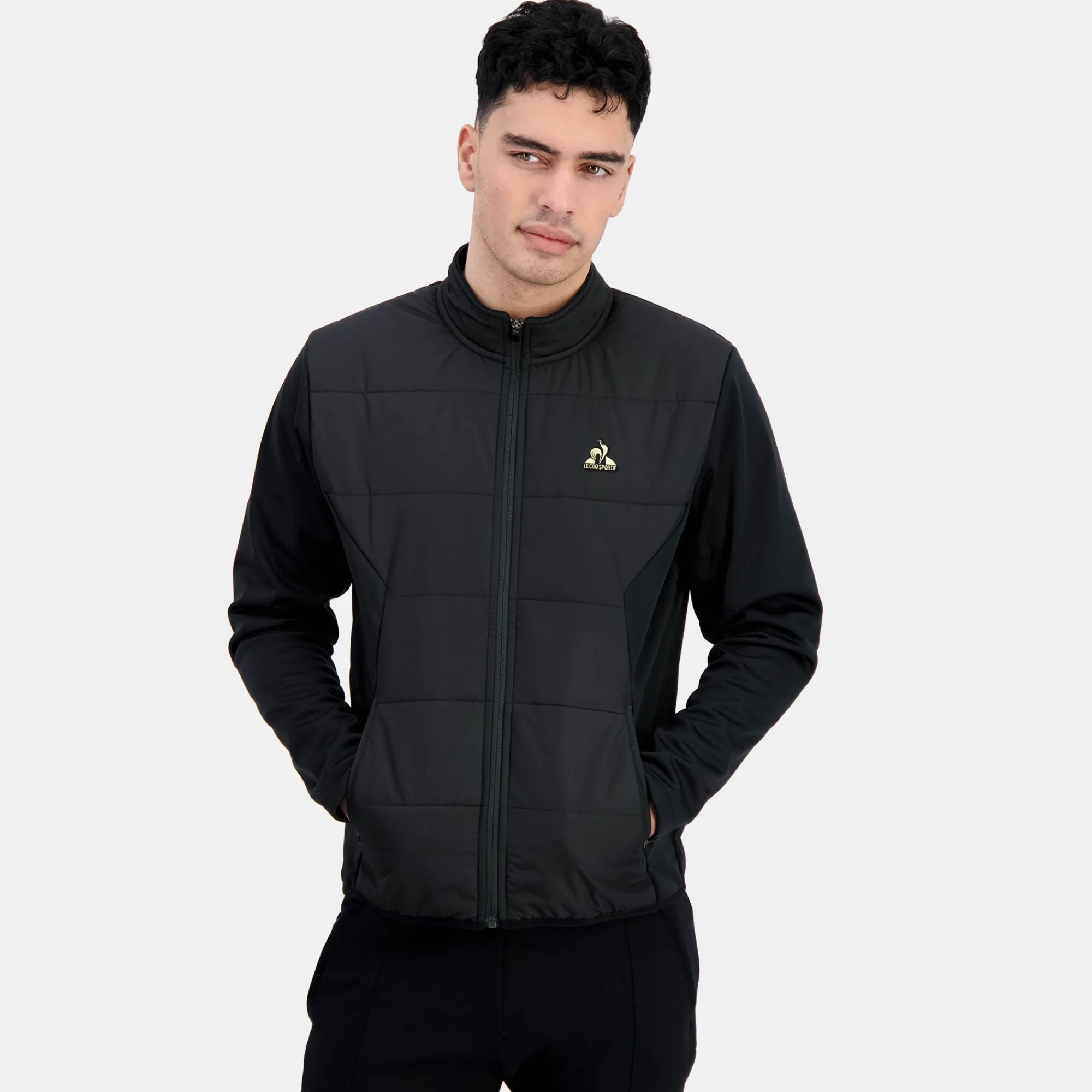 Sale Coq d'or Sweatshirtshirt Mit Reißverschluss für Herren - Schwarz Jacken Und Daunenjacken | Sweatshirts