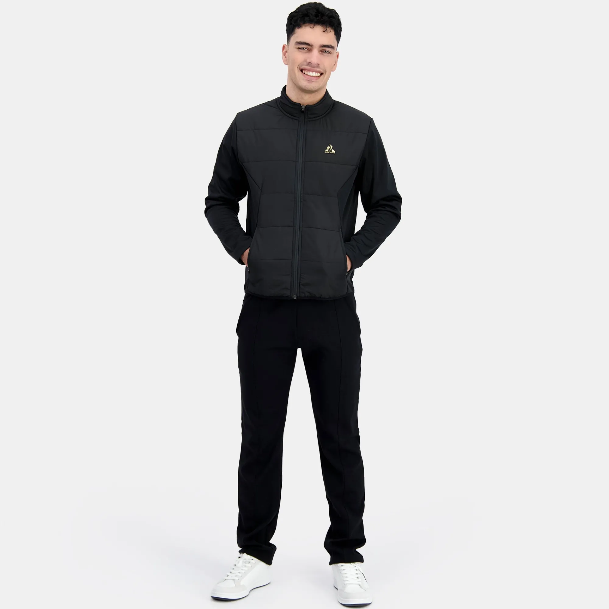 Sale Coq d'or Sweatshirtshirt Mit Reißverschluss für Herren - Schwarz Jacken Und Daunenjacken | Sweatshirts