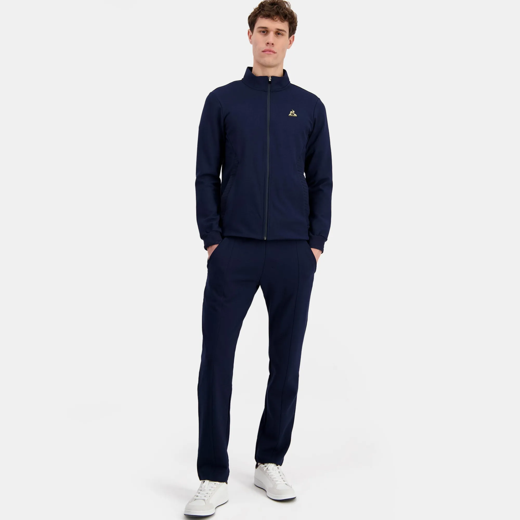 Clearance Coq d'or Sweatshirtshirt Mit Reißverschluss für Herren - Blau Sweatshirts