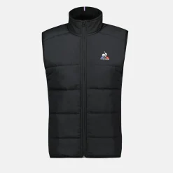 Fashion Essentiels Daunenjacke sans manche für Herren - Schwarz Jacken Und Daunenjacken