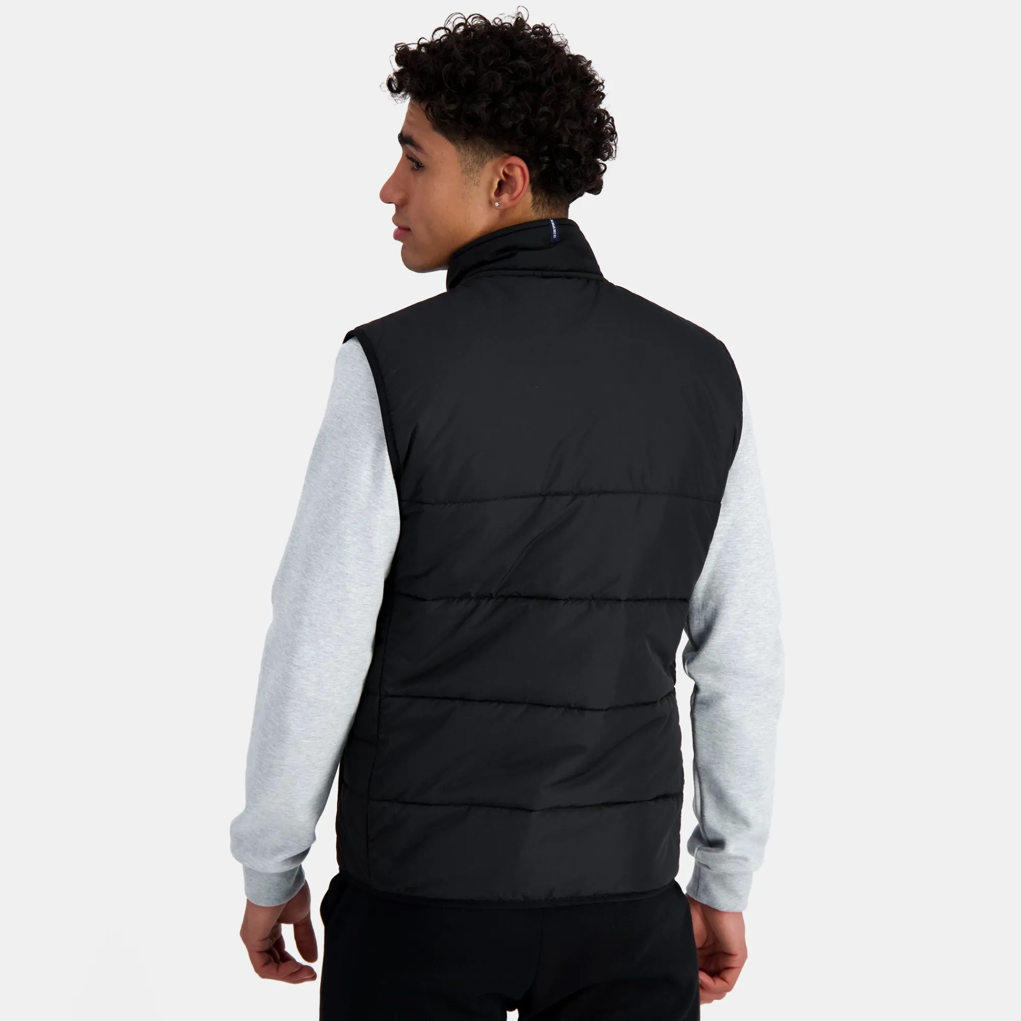 Fashion Essentiels Daunenjacke sans manche für Herren - Schwarz Jacken Und Daunenjacken