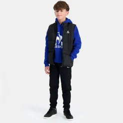 Fashion Essentiels Daunenjacke sans manche für Kinder - Schwarz Kinder Jacken Und Daunenjacken
