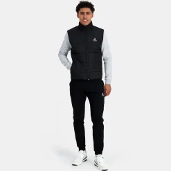 Fashion Essentiels Daunenjacke sans manche für Herren - Schwarz Jacken Und Daunenjacken