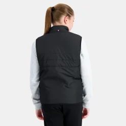Fashion Essentiels Daunenjacke sans manche für Kinder - Schwarz Kinder Jacken Und Daunenjacken