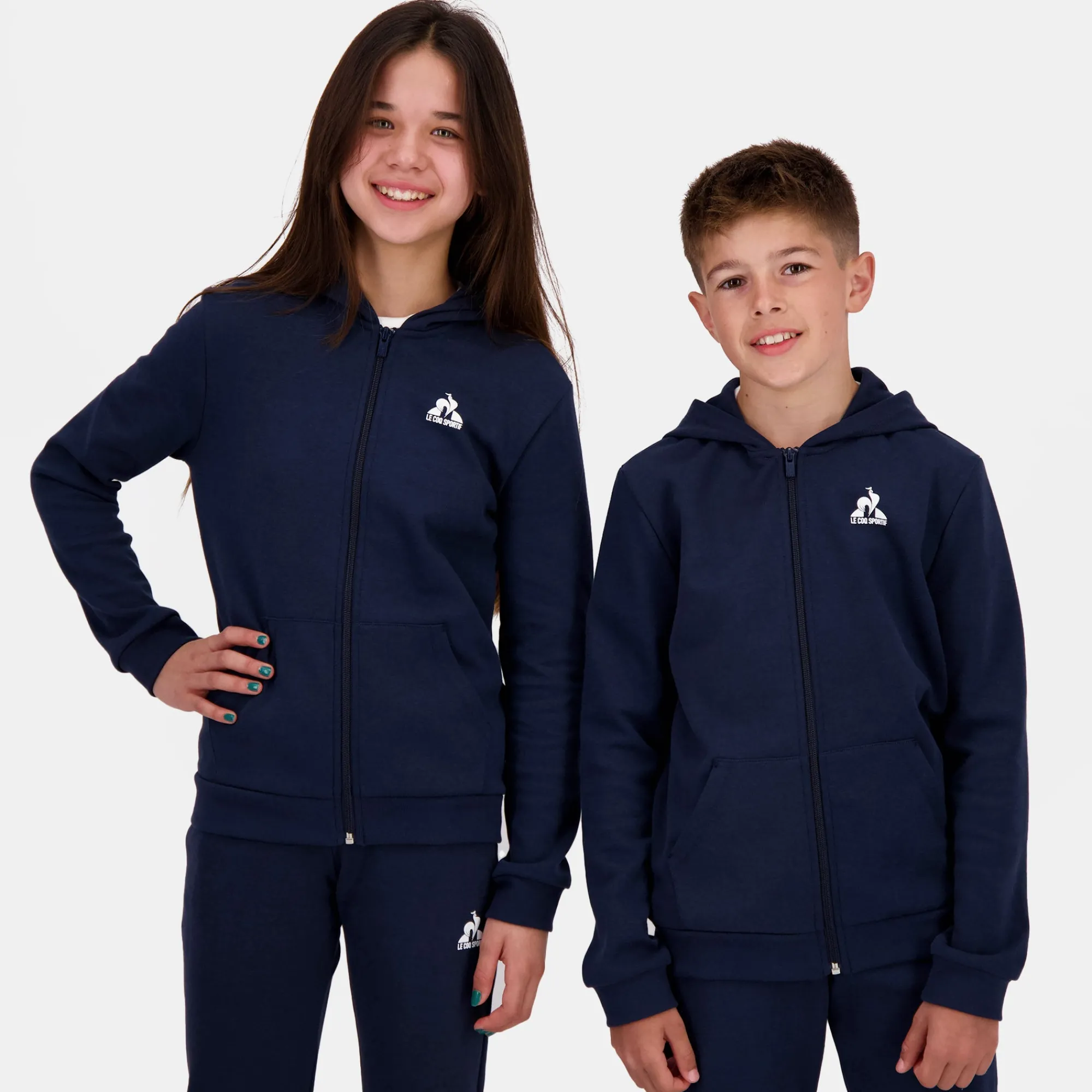 Online Essentiels Kapuzenpulli Mit Reißverschluss für Kinder - Blau Kinder Sweatshirts Und Hoodies