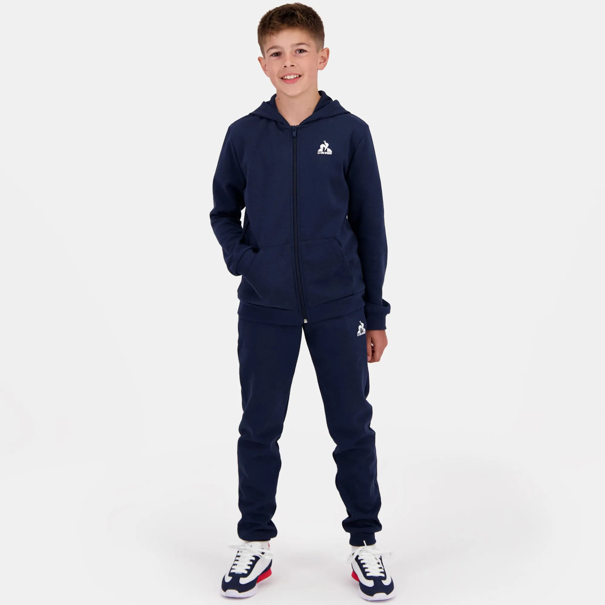 Online Essentiels Kapuzenpulli Mit Reißverschluss für Kinder - Blau Kinder Sweatshirts Und Hoodies