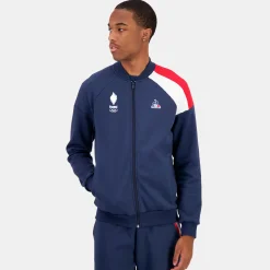 Hot Équipe de France Olympique Sweat zippé EFROP Homme Sweatshirts