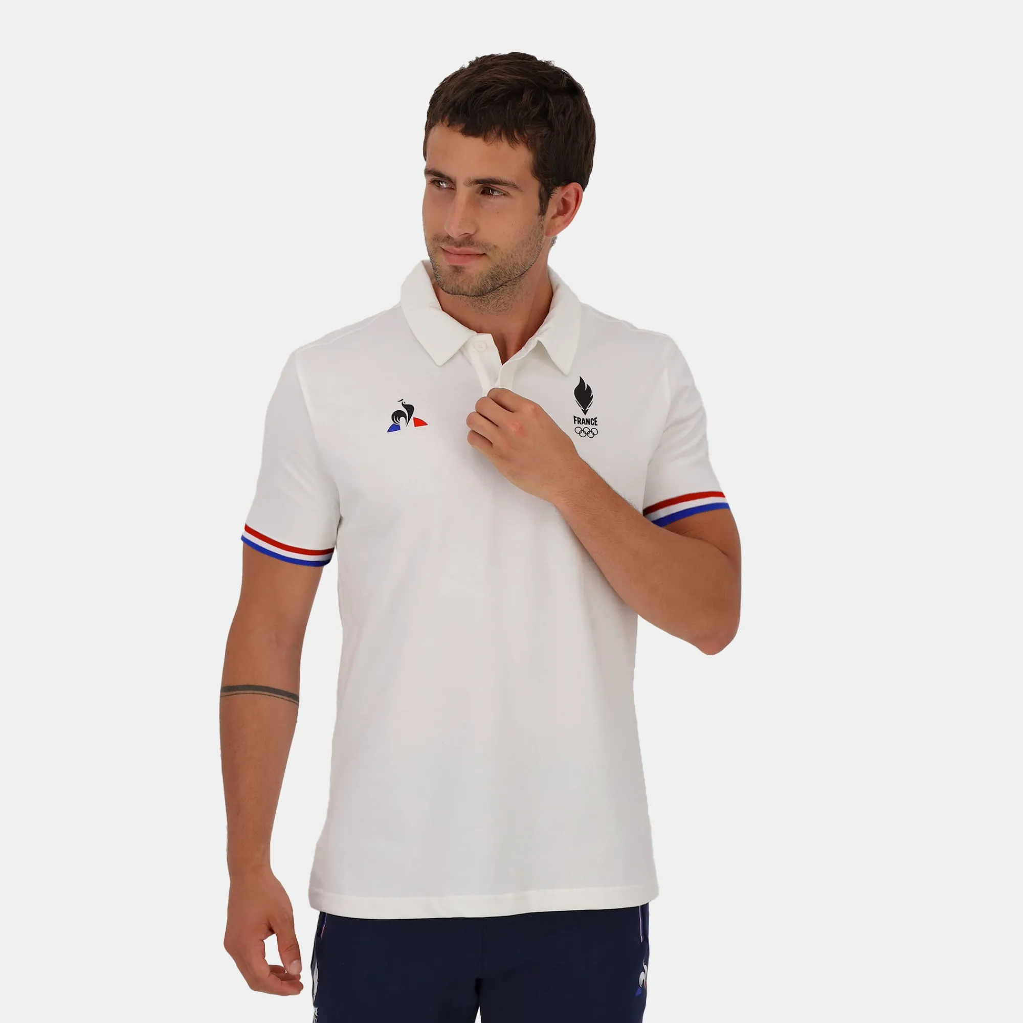 Fashion Équipe de France Olympique Polo EFROP Homme Poloshirts