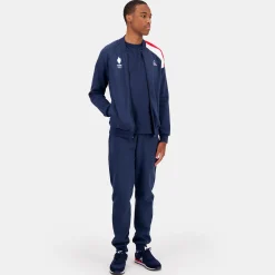 Hot Équipe de France Olympique Sweat zippé EFROP Homme Sweatshirts
