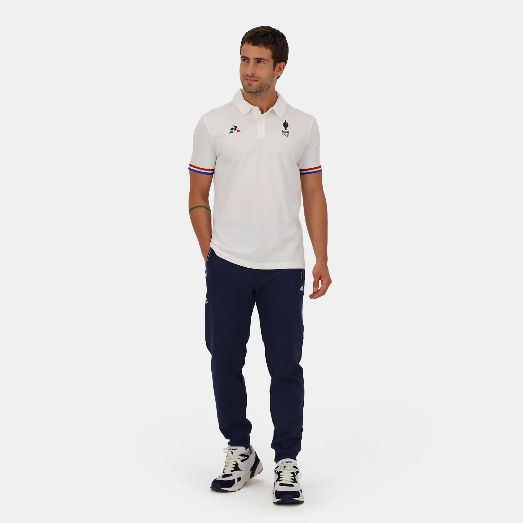 Fashion Équipe de France Olympique Polo EFROP Homme Poloshirts
