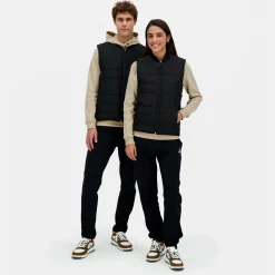 Fashion Ton sur ton Daunenjacke sans manche Unisex Ton sur ton - Schwarz Jacken Und Daunenjacken | Jacken Und Daunenjacken