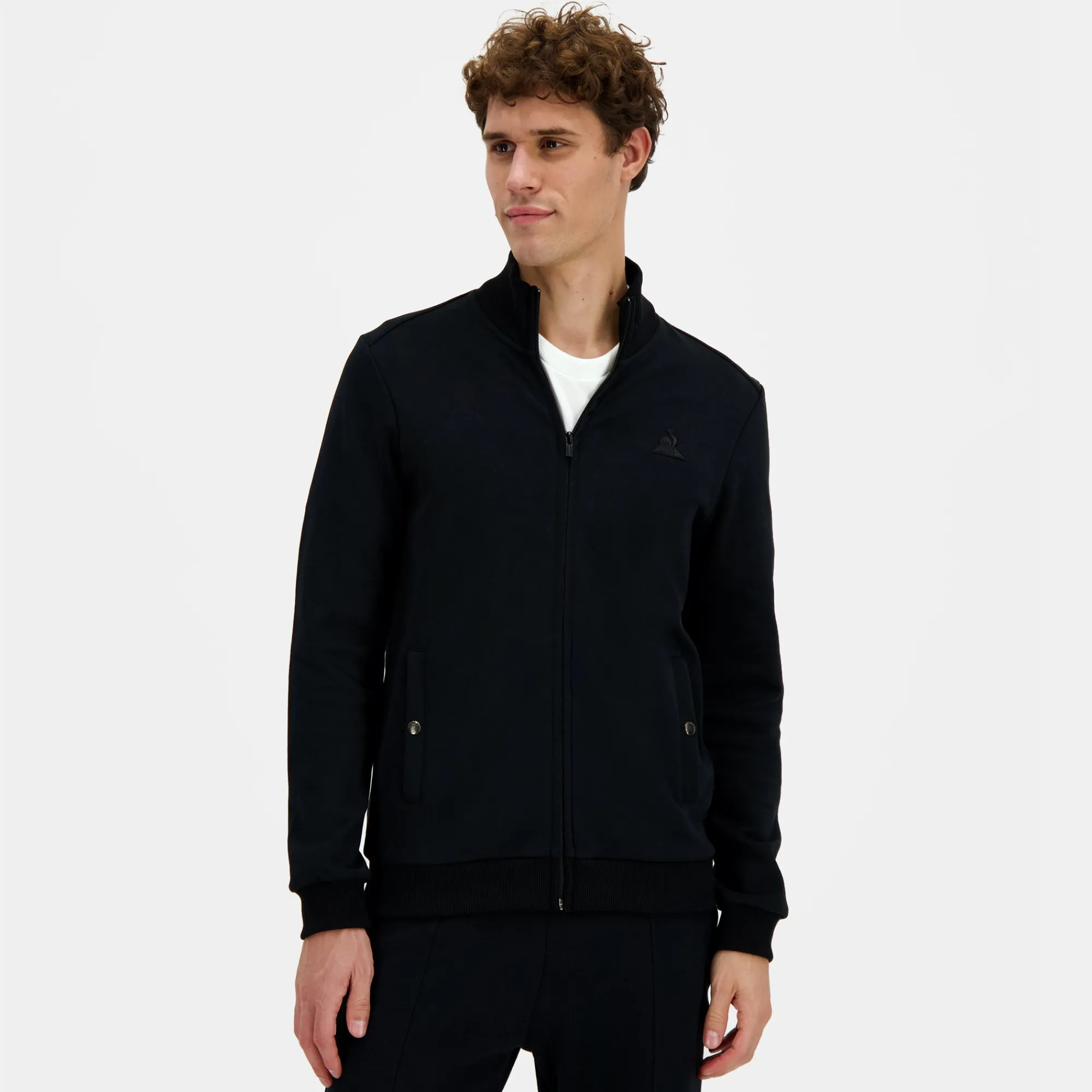 Hot Ton sur ton Sweatshirtshirt Mit Reißverschluss für Herren Ton sur ton - Schwarz Sweatshirts