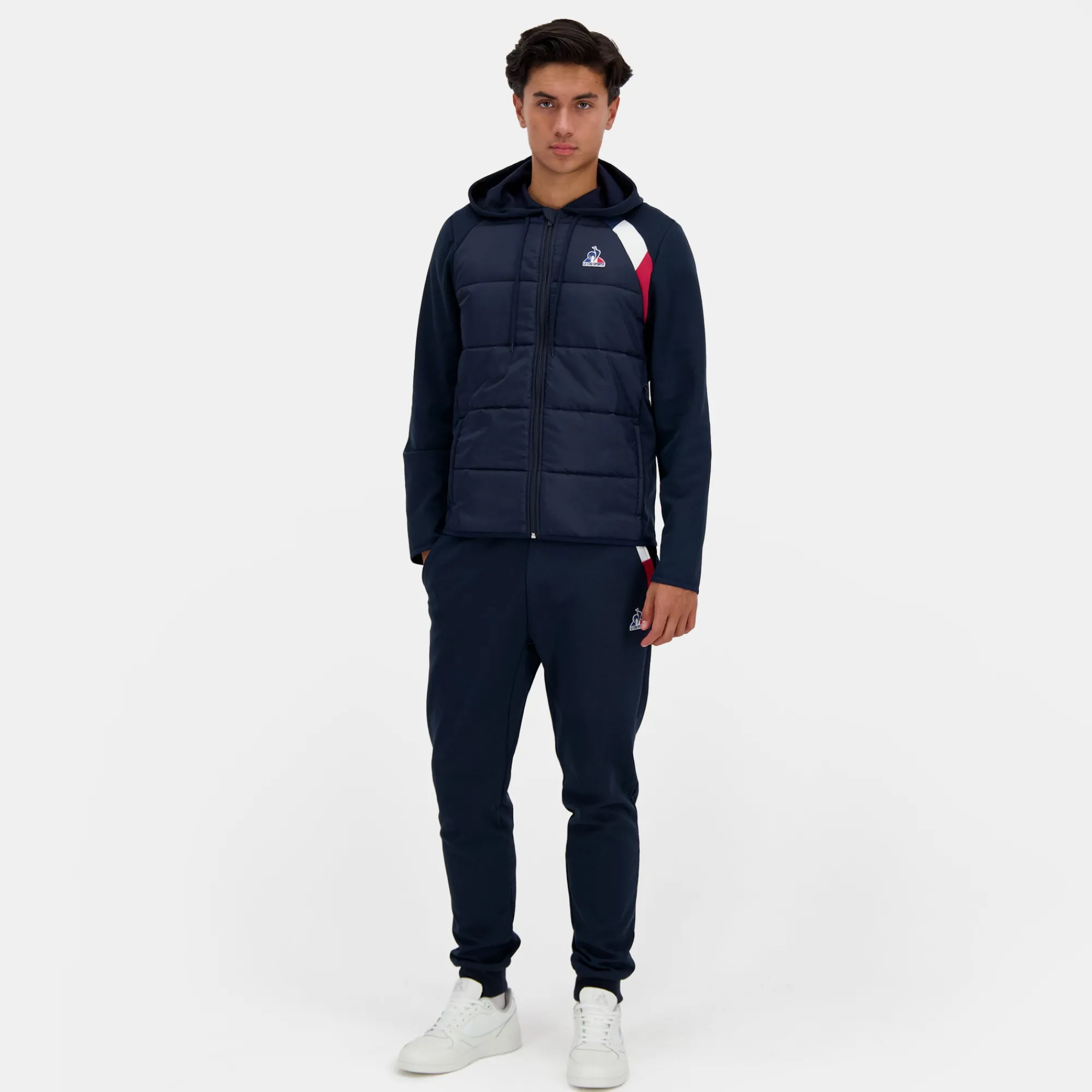 Fashion Tricolore Sweat zippé à capuche TRICOLORE Homme Jacken Und Daunenjacken | Hoodies Und Kapuzenjacken